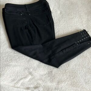 Black Studded Women's Jeans